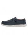 Heydude-mocassin homme-Wally Stretch Canvas Opal Black