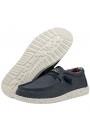 Heydude-mocassin homme-Wally Stretch Canvas Opal Black