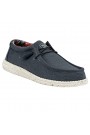 Heydude-mocassin homme-Wally Stretch Canvas Opal Black