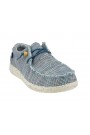 Basket toile homme Pitas WP150 Wallabi Knitted Bleu (Azul