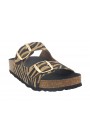 Sandales femme-I Am-6497 velours-Multi-Coloris Tendance.