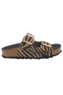 Sandales femme-I Am-6497 velours-Multi-Coloris Tendance.