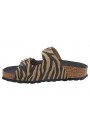 Sandales femme-I Am-6497 velours-Multi-Coloris Tendance.