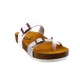 Sandales femme Plakton-CP Bombay-Blanc-Argent-341032-