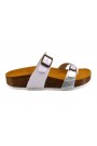 Sandales femme Plakton-CP Bombay-Blanc-Argent-341032