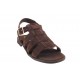 Sandales velours femme Wikers T-162515 - Marron