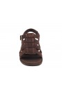 Sandales velours femme Wikers T-162515 - Marron