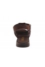Sandales velours femme Wikers T-162515 - Marron