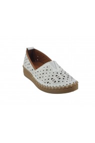 Altex-Mocassin femme-Alana-Blanc