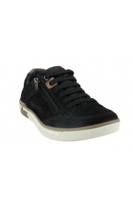 Pegada-chaussure homme-lacets élastiques et zip-119301-10-Nubuck-Noir