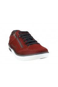 Pegada-chaussure homme-lacets élastiques et zip-119301-08-Nubuck gras-Bordeaux