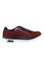 Pegada-chaussure homme-lacets élastiques et zip-119301-08-Nubuck gras-Bordeaux
