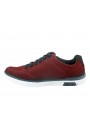 Pegada-chaussure homme-lacets élastiques et zip-119301-08-Nubuck gras-Bordeaux
