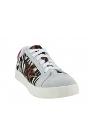 Marina Mello-Tennis à lacets-Femme-37008-Effet Tigre suede.