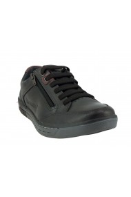 Pegada-chaussure homme-lacets élastiques et zip-119301-05-Cuir-Noir