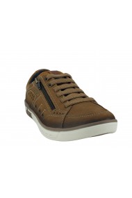 Pegada-chaussure homme-lacets élastiques et zip-119308-07-Nubuck Camel