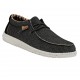 Heydude-mocassin homme-Wally Knit-Charcoal