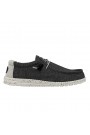 Heydude-mocassin homme-Wally Stretch Canvas Opal Black