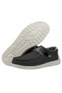 Heydude-mocassin homme-Wally Stretch Canvas Opal Black